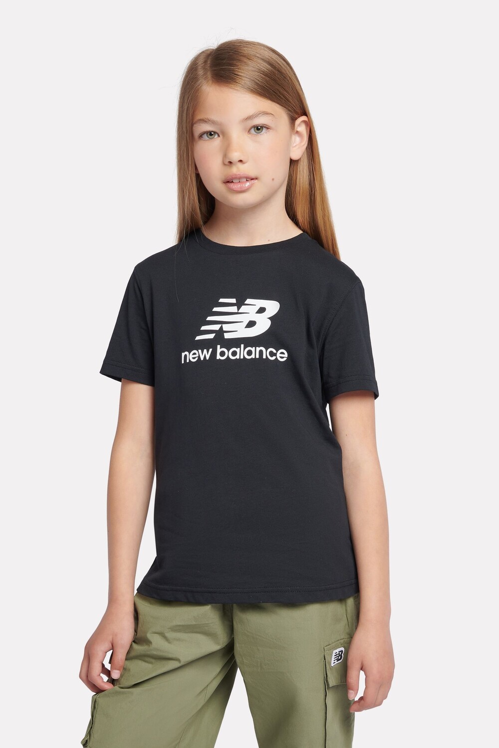 

Футболка для девочек с логотипом New Balance, черный