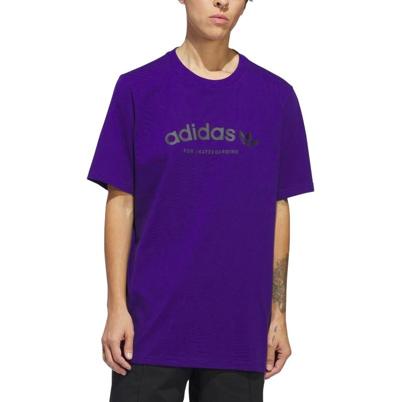 Футболка мужская фиолетовая Adidas Originals, фиолетовый — фото 3