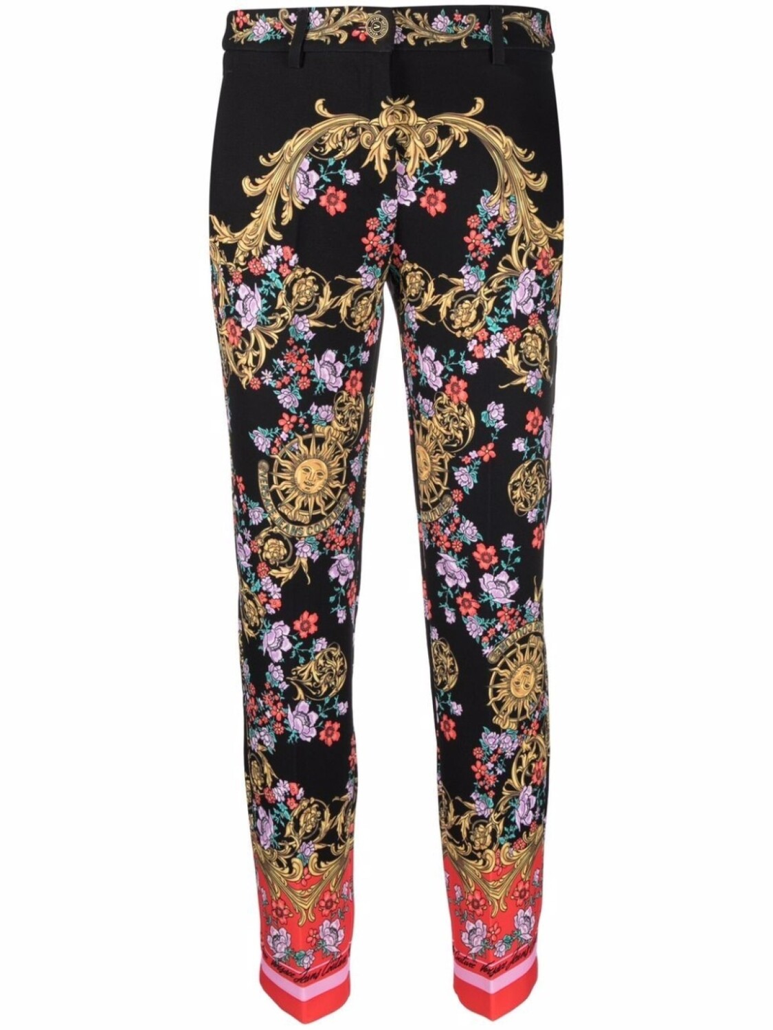 

Versace Jeans Couture брюки с принтом Baroque, черный