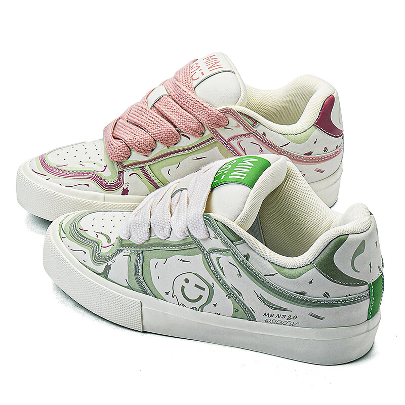 

Кроссовки MINISO Skateboarding Shoes Unisex Low-top, цвет Mismatched