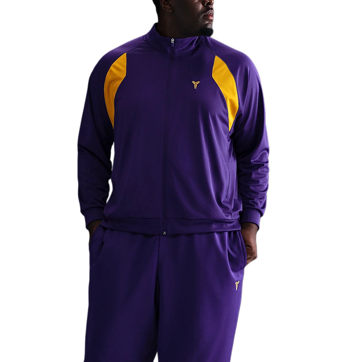 Nike Кобе куртка из дышащего трикотажа, Court Purple/University Gold — фото 4