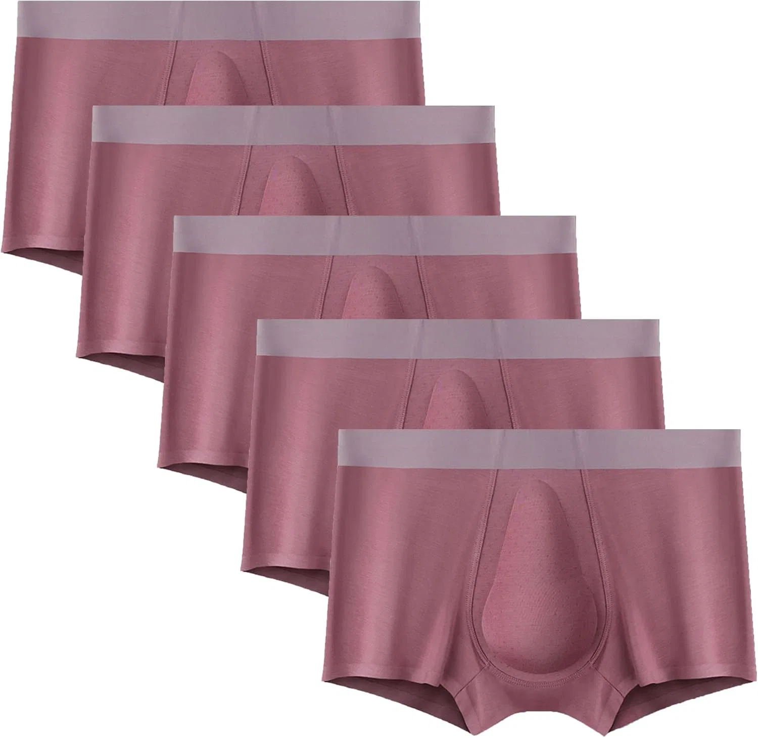 Подштанники-боксеры мягкие стрейч, Pink5pc