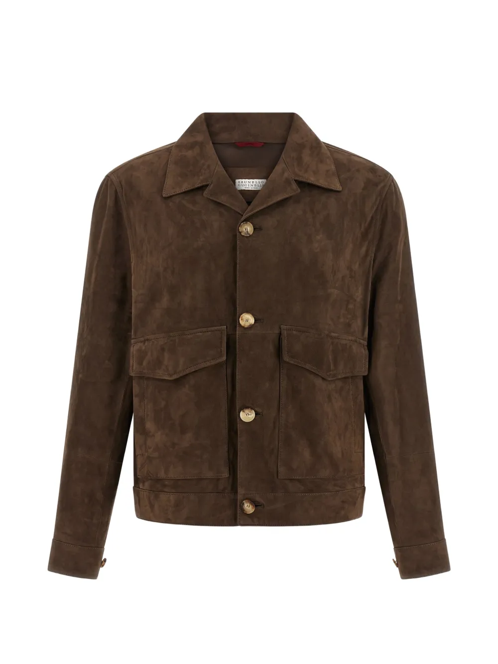 

Замшевая куртка Brunello Cucinelli, коричневый