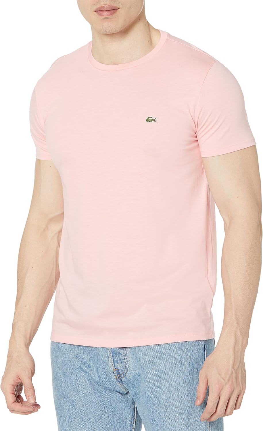 

Мужская футболка Lacoste с коротким рукавом и круглым вырезом из джерси Pima, Waterlily, Синий, Мужская футболка Lacoste с коротким рукавом и круглым вырезом из джерси Pima, Waterlily