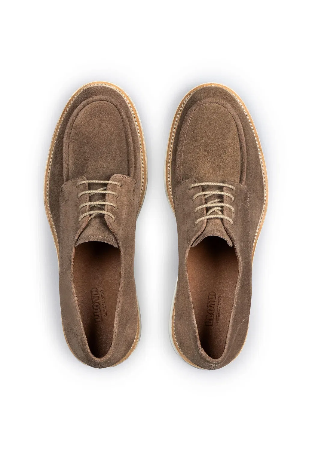 Schnürschuhe из велюра LLOYD, коричневый — фото 3