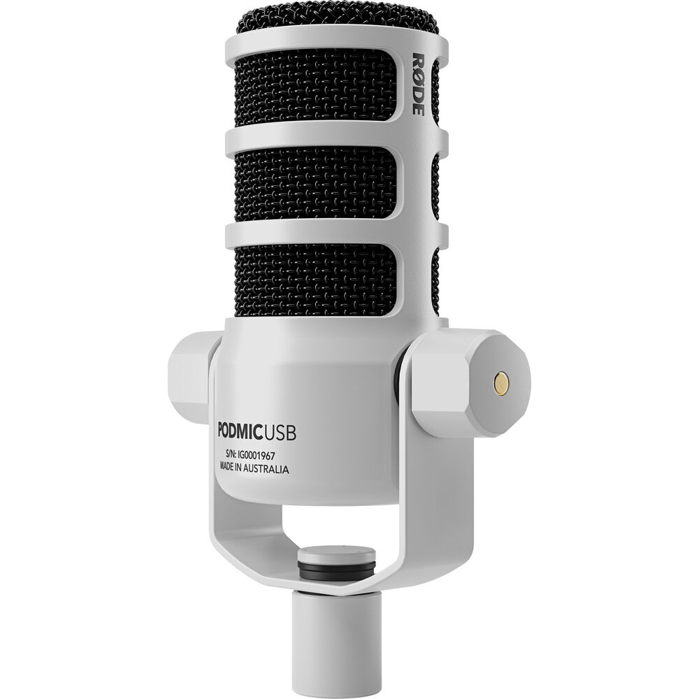 

Динамический вещательный микрофон RODE PodMic USB и XLR (белый)