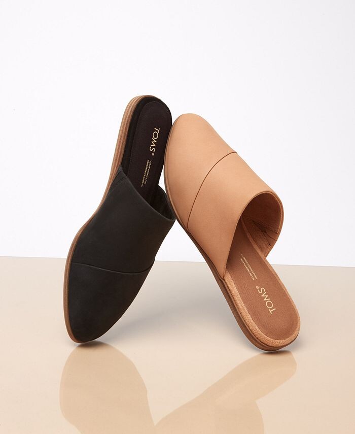 Женские мюли на плоской подошве TOMS, бежевый — фото 2