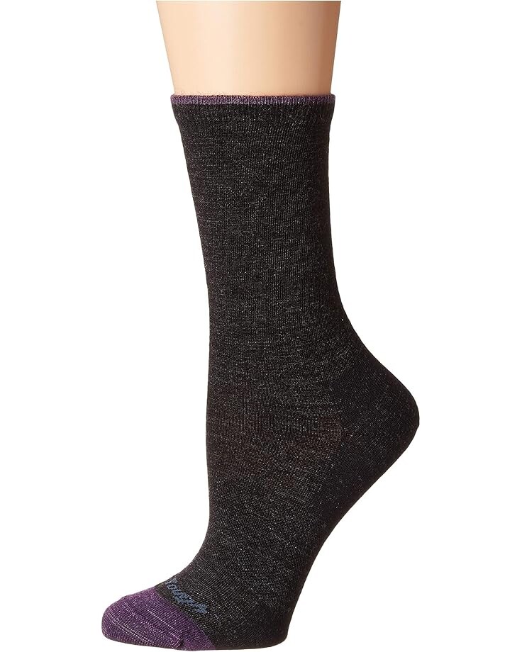 

Носки Darn Tough Vermont Solid Basic Crew Light, угольный