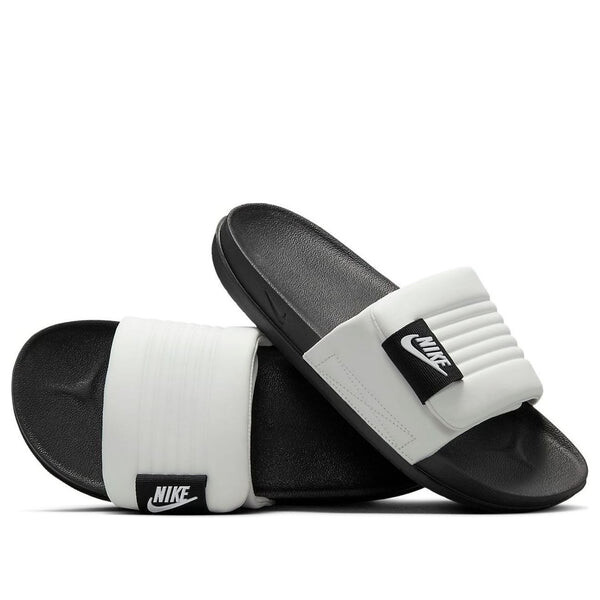 

Кроссовки offcourt adjust slide 'summit white black' Nike, белый