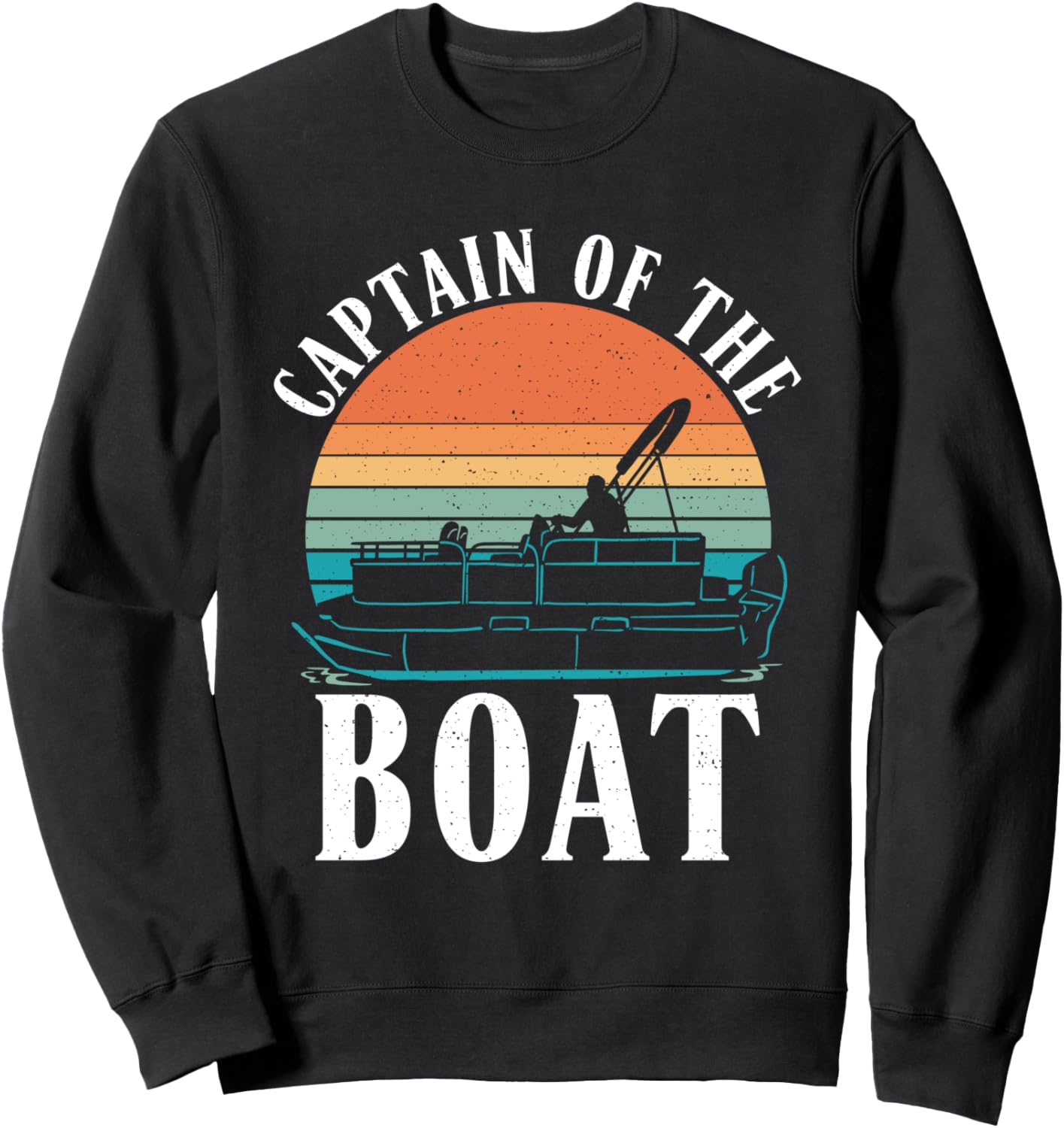 

Винтажная толстовка в стиле ретро Капитан Boating & Sailing Apparel Co, черный