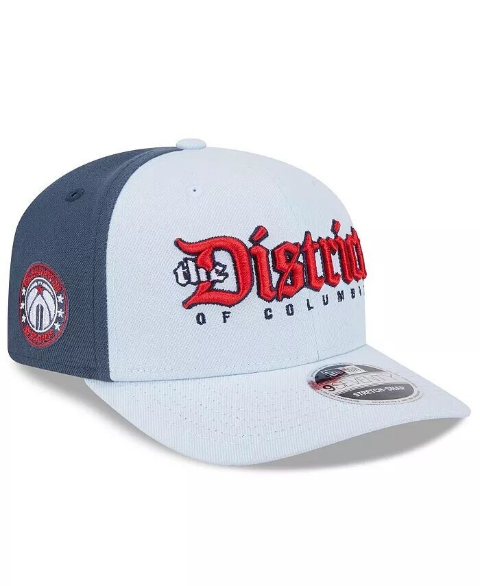 

Мужская светло-синяя кепка Washington Wizards 2024/25 City Edition 9SEVENTY Stretch-Snap New Era