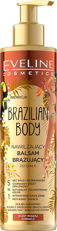 

Бразильский бальзам-автозагар для тела для постепенного загара Eveline Cosmetics, 200 мл