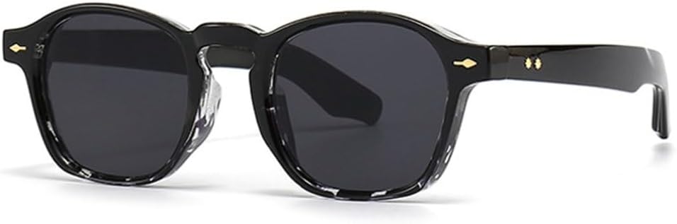 

Популярные в 2027 году квадратные солнцезащитные очки для женщин с заклепками, солнцезащитные очки UV400 с градиентом, модные солнцезащитные очки для мужчин MTZJH, Black Pattern Gray