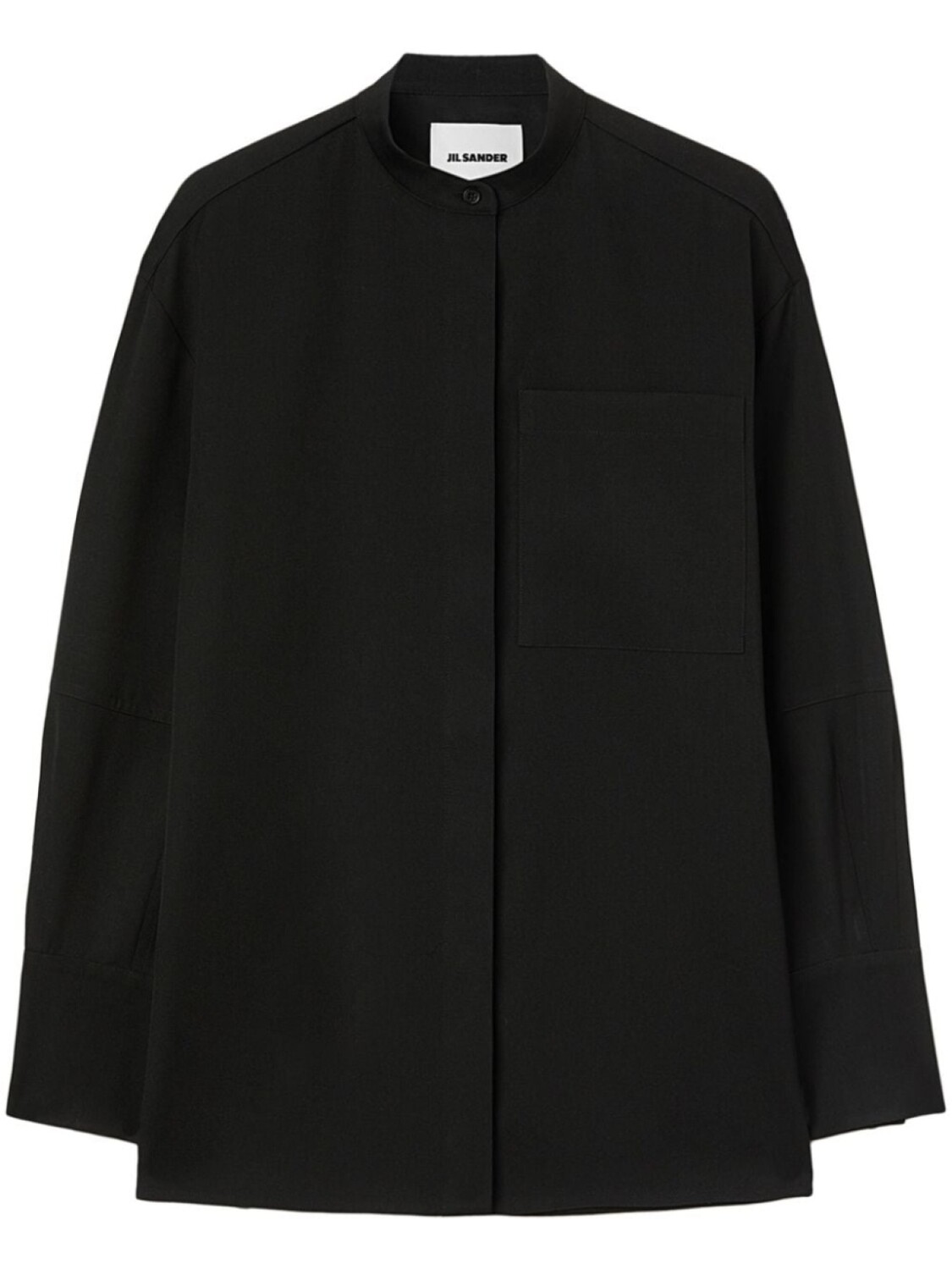 

Jil Sander шерстяная рубашка, черный