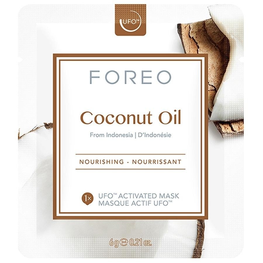 

Маска для лица skincare ufo mask coconut oil - maskenpads für ufo tools Foreo, количество 6 шт.