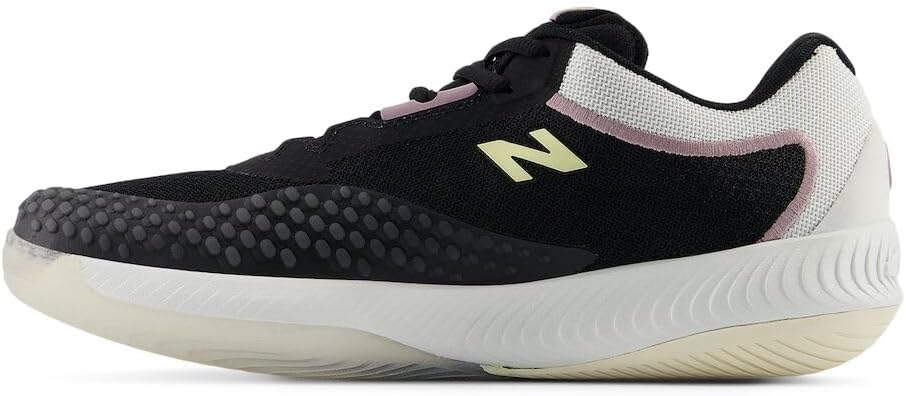 Мужские теннисные кроссовки для игры на хард-корте New Balance FuelCell 996 V4, Black/White/Ambient Light — фото 2