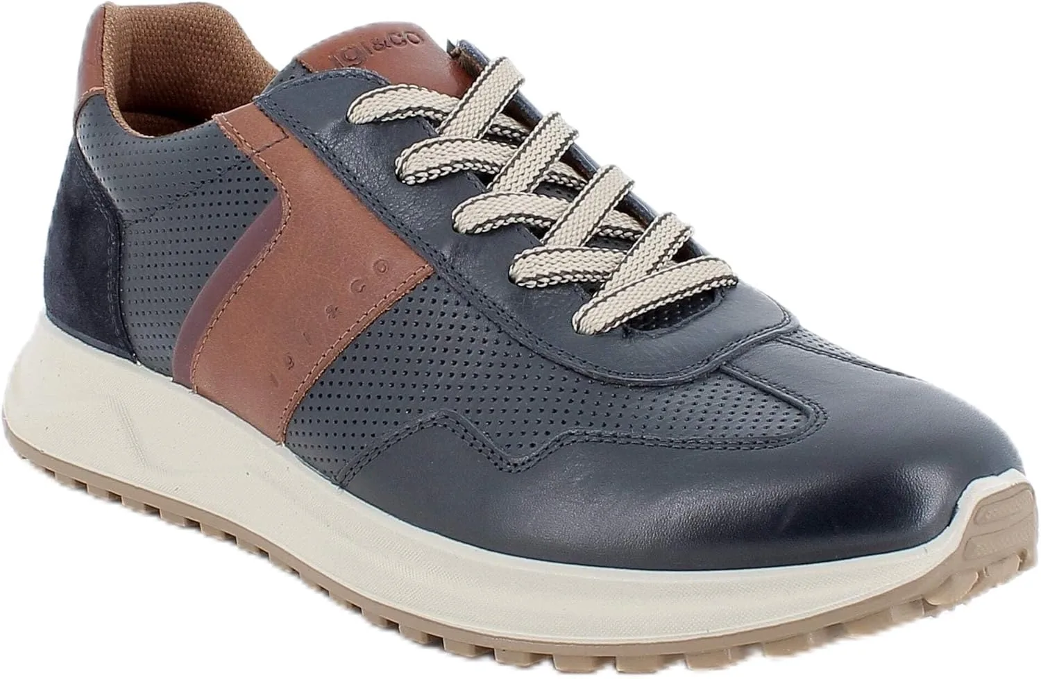 IGI&Co Кроссовки mit Schnurung Herren Leder Blau, синий