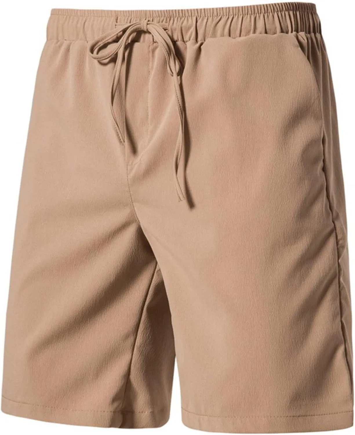 Шорты Active из хлопка и льна, Generic, Khaki