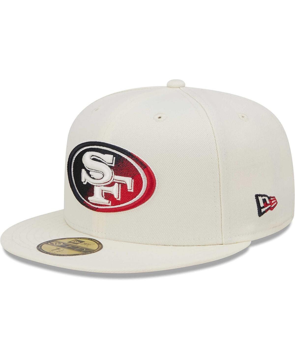 

Мужская кремовая кепка San Francisco 49ers Chrome Color Dim 59FIFTY New Era