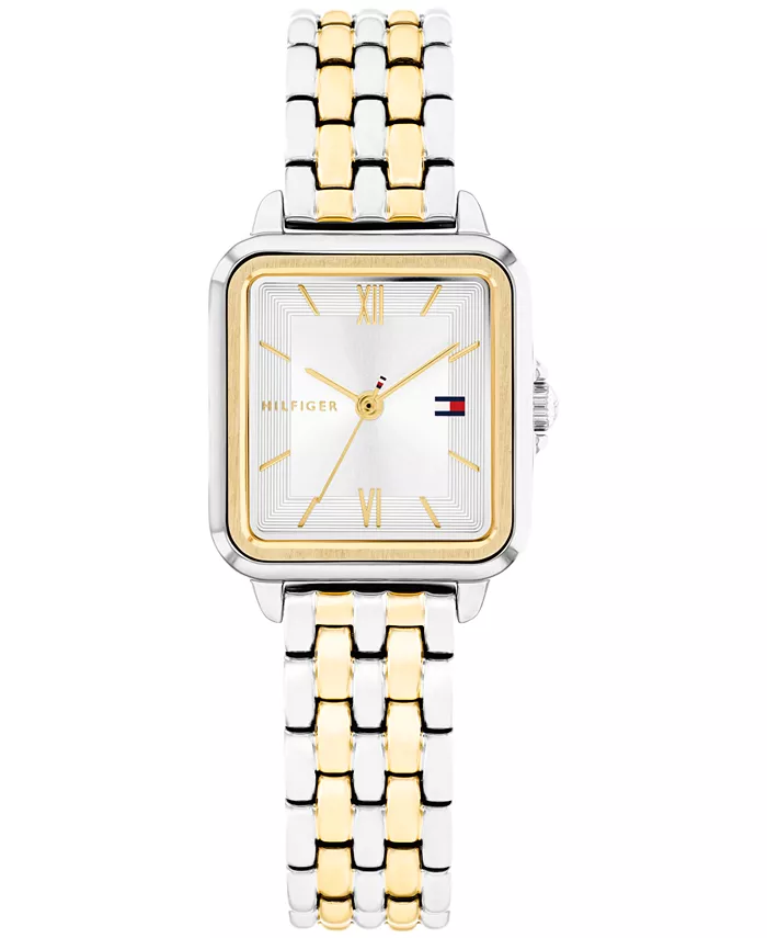 

Женские часы Quartz с двухцветным браслетом из нержавеющей стали, 22,5 мм Tommy Hilfiger
