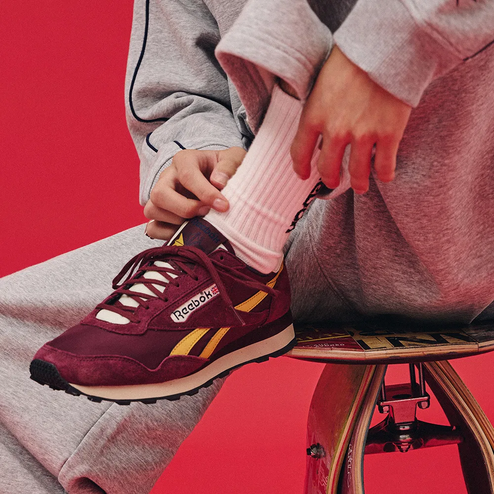 Мужские низкие кеды Aztec 2 цвета чёрной вишни от Reebok