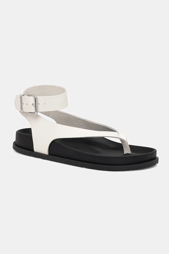 Кожаные сандалии TJW Ankle Strap Sandal Tommy Jeans, бежевый