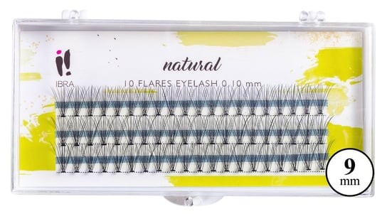 

Пучки ресниц, Naturals, 0,10 С, 9 мм Ibra