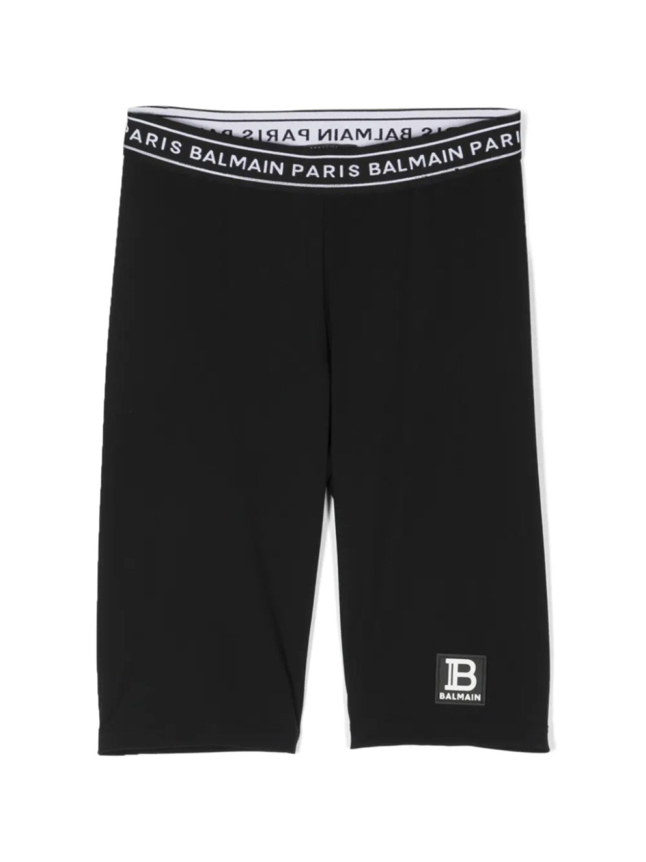 

Balmain Kids леггинсы с логотипом на поясе, черный