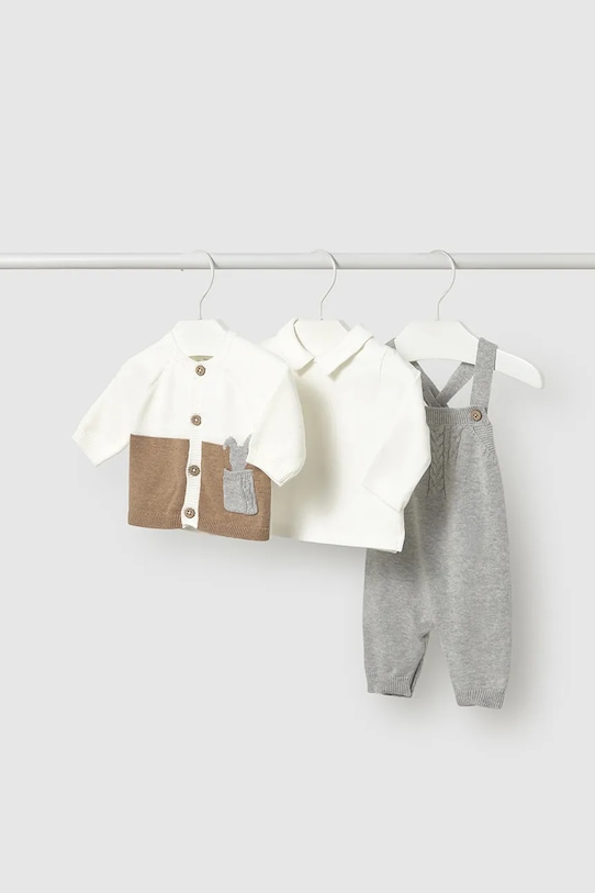 

Комплект для новорожденного 3 предмета Mayoral Newborn, серый