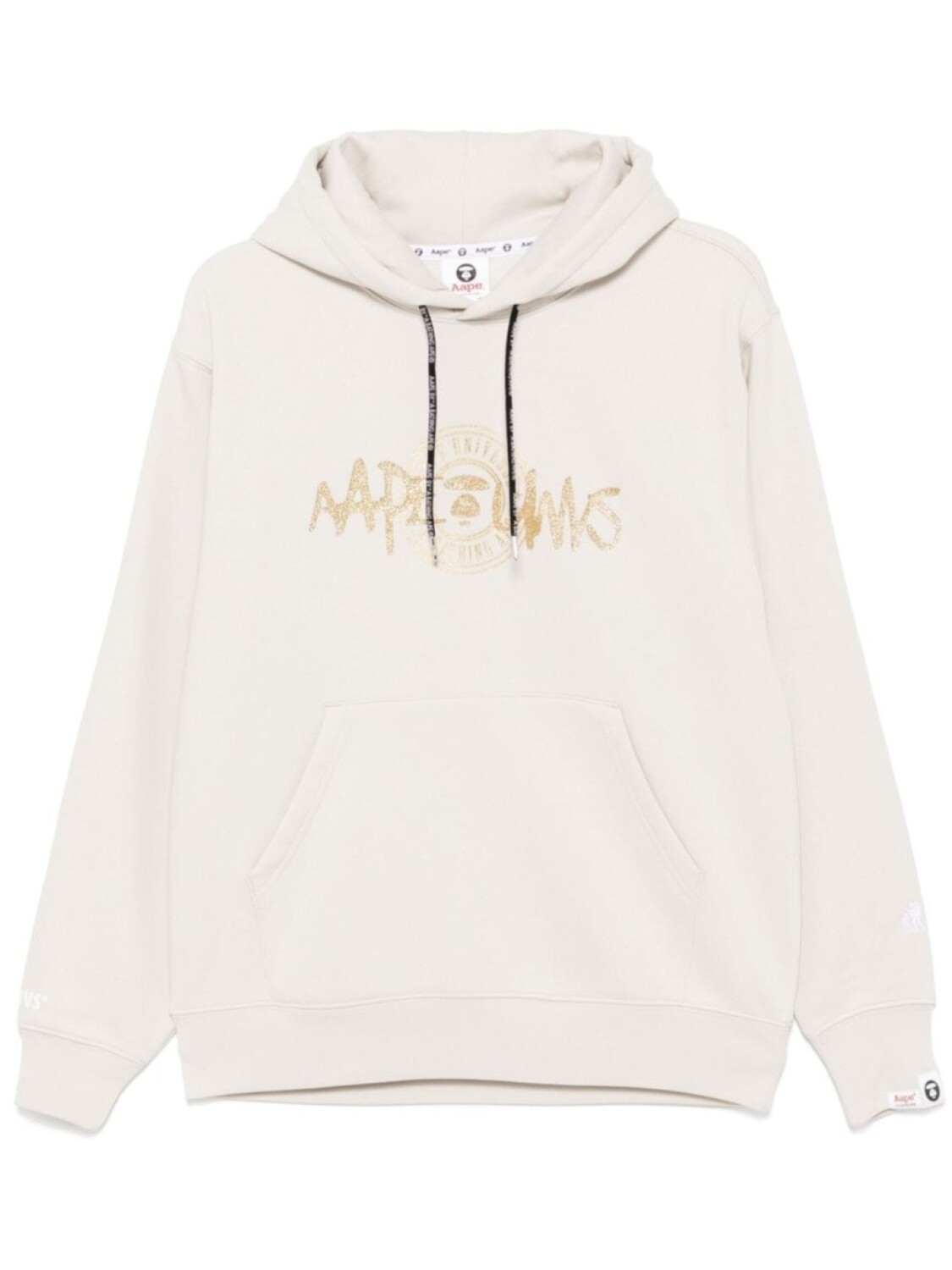 

Худи с логотипом AAPE BY *A BATHING APE, нейтральный цвет