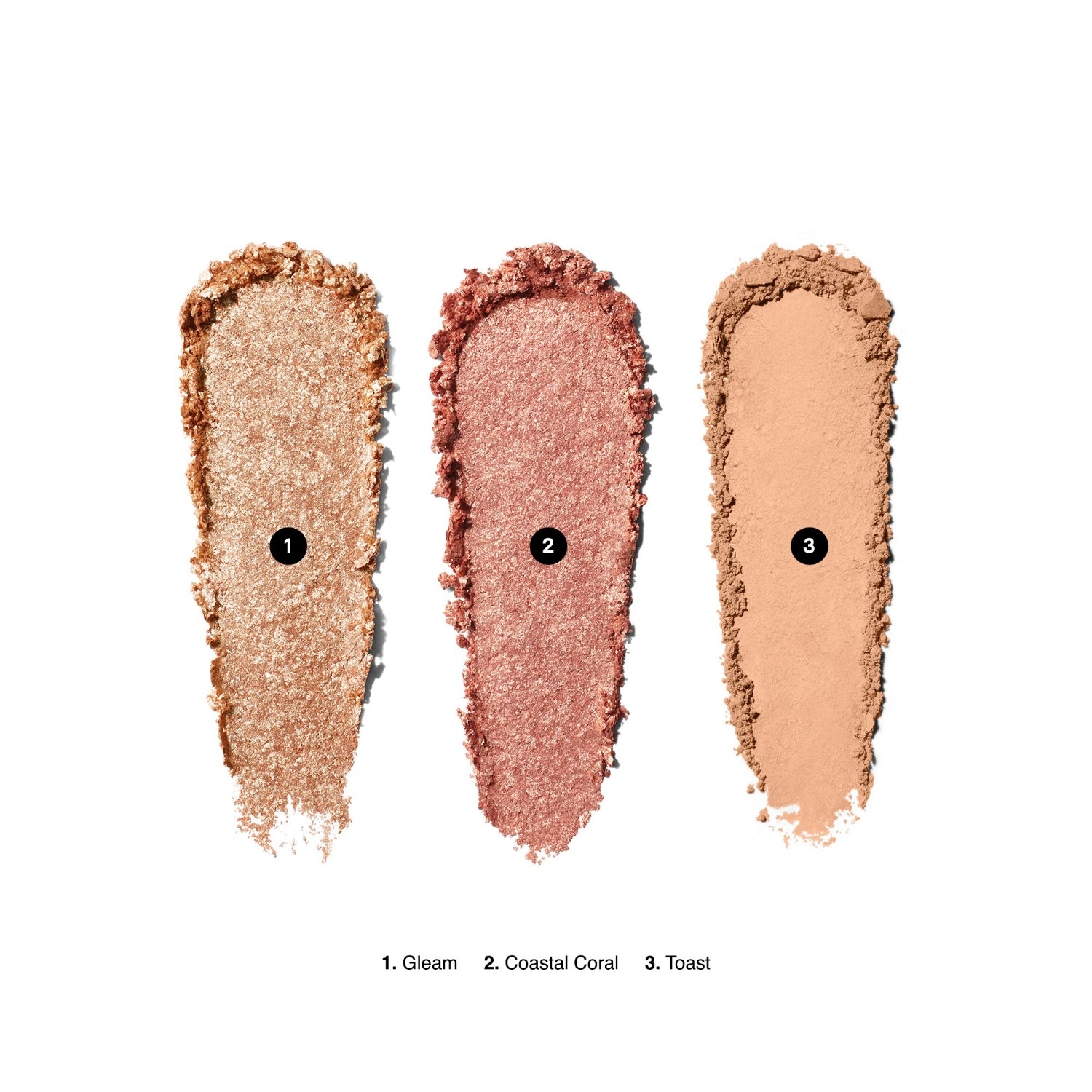Тени для век essential eye shadow trio Bobbi Brown, soft coral, вес 3.4 гр. — фото 3