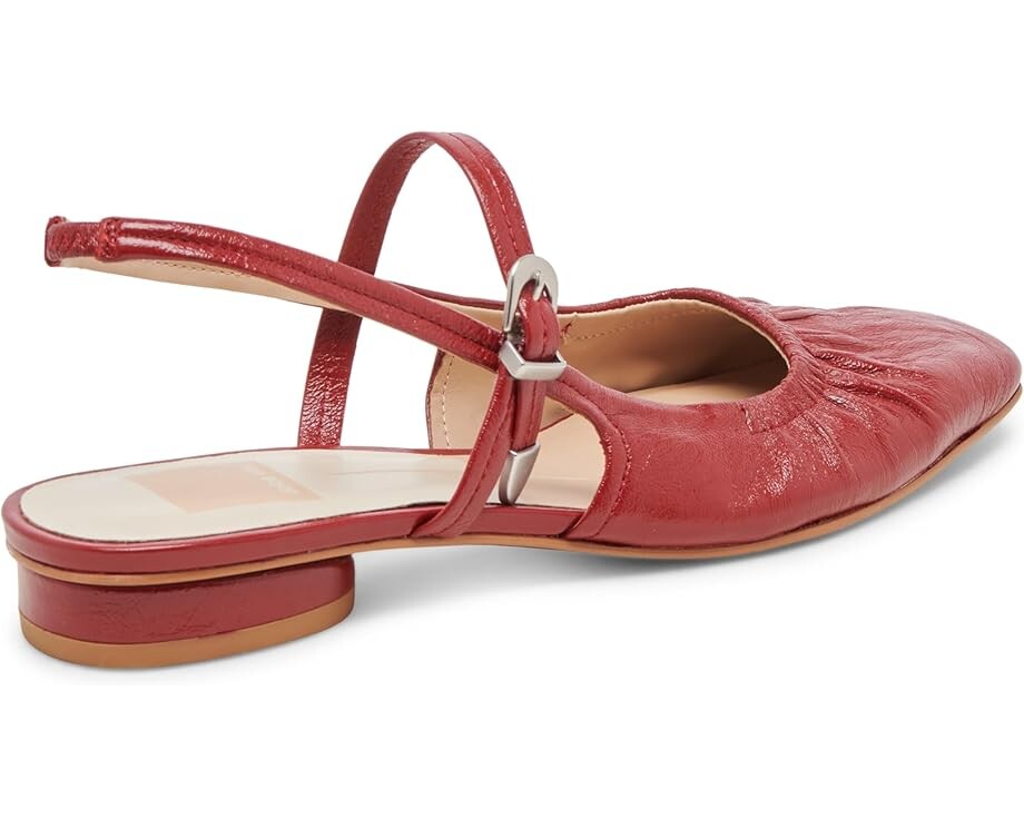 Туфли на плоской подошве Dolce Vita Rianne, цвет Red Crinkle Patent — фото 4