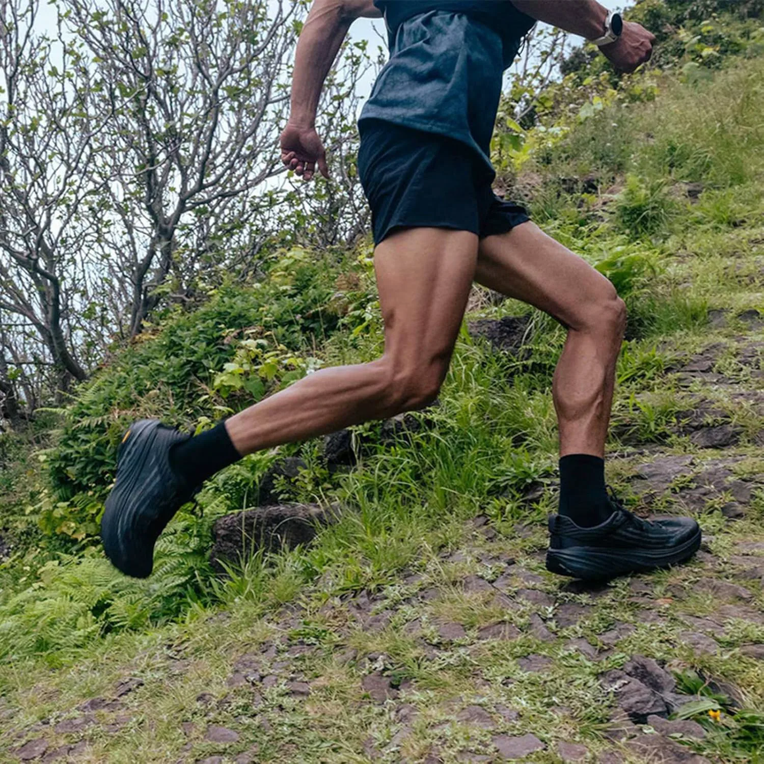 Мужские легкие беговые кроссовки Topo Athletic Vista с пяткой 5 мм, удобные кроссовки для трейлраннинга, черный — фото 4