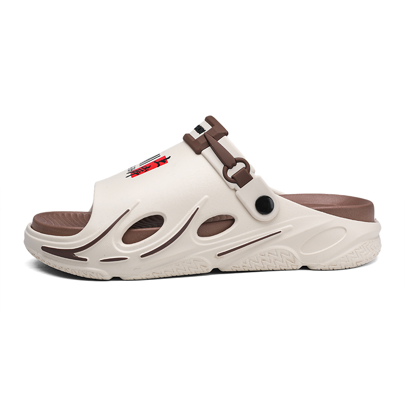 

NANJIREN Пляжные сандалии мужские бежево-коричневые, цвет Beige Brown