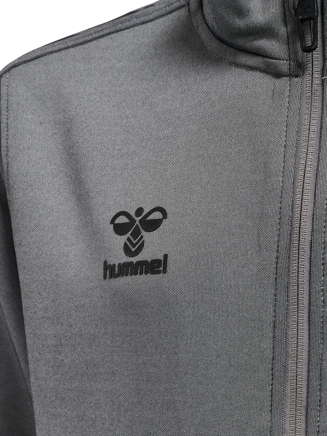 Толстовка Hummel Reißverschlussjacke Hmlcore Xk Poly Zip Sweat Kids, серый меланж — фото 3