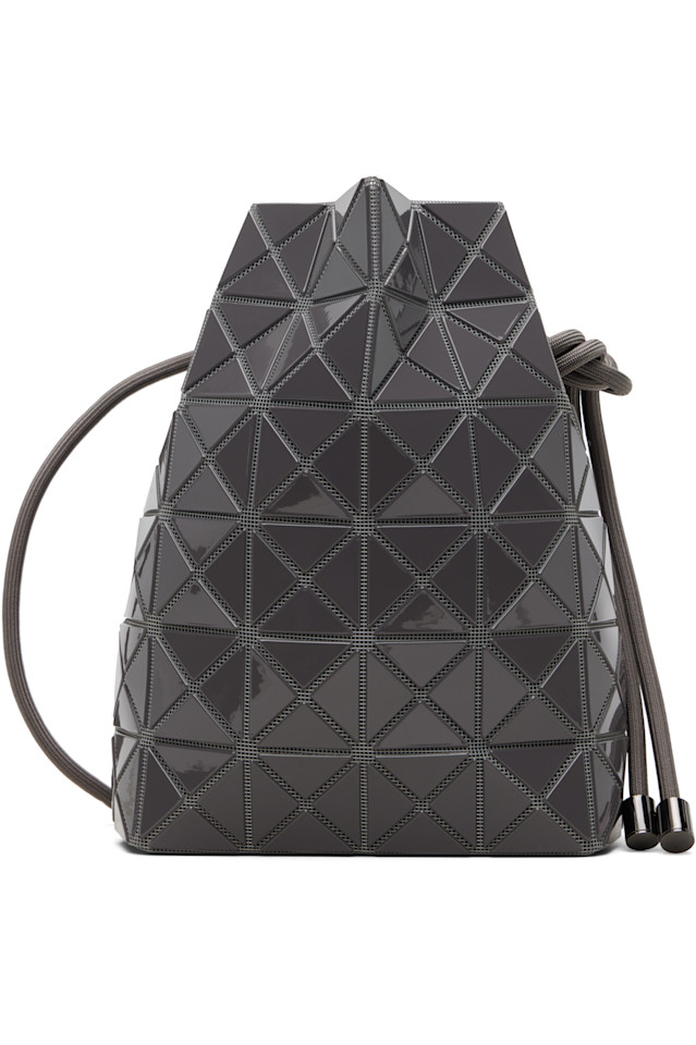 

Bao Bao Issey Miyake Серая однотонная сумка с отжимателем