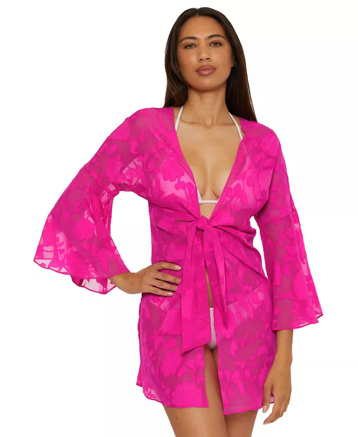 

Женская туника-накидка Victoria Garden Burnout Becca, розовый