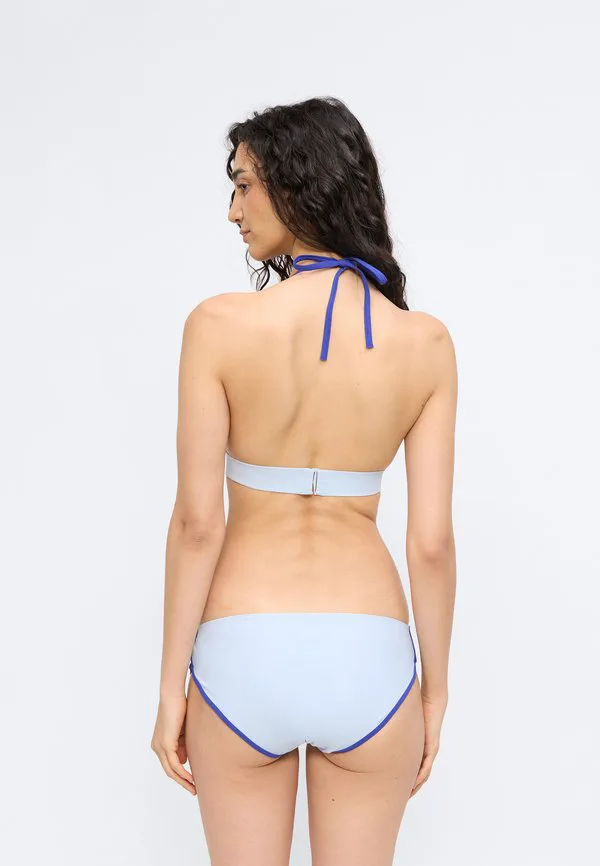 Трусики от бикини в стиле хипстер с графическим монограммом Calvin Klein Swimwear, Breezy Blue — фото 4