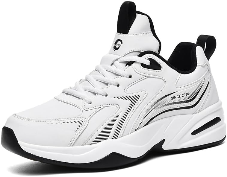 

Мужские прогулочные кроссовки дышащие легкие модные слипоны для спорта, тренажерного зала, тенниса и активного отдыха на улице Generic, белый