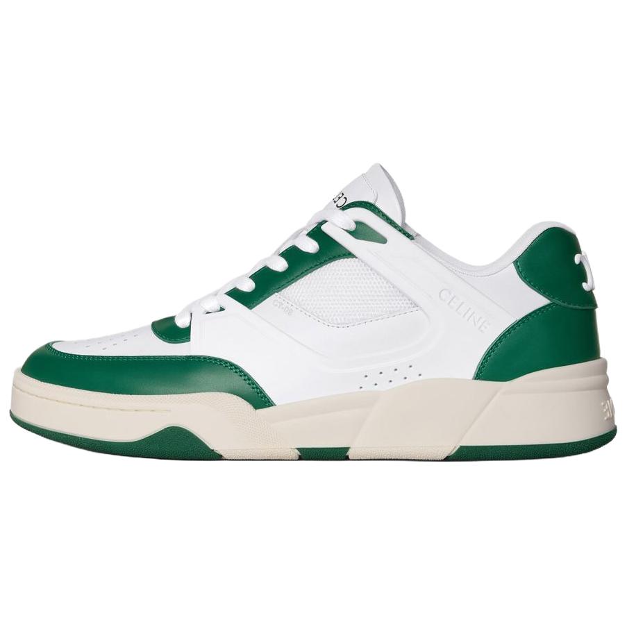 

CELINE Кроссовки для скейтбординга Trainer CT 09 Low Top, мужские, белые, зеленые