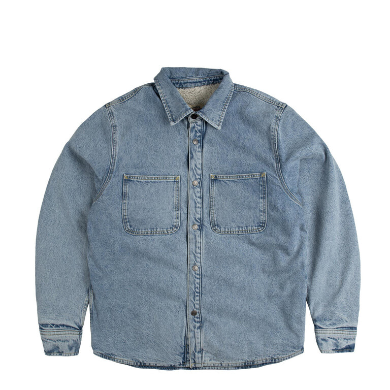 

Джинсы Sherpa Lined Denim Shirt Stussy, серый