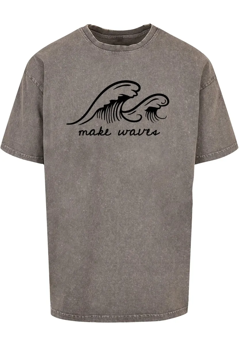 

Футболка Merchcode " Merchcode Мужская летняя футболка Make wave Acid Washed Oversize ", цвет Asphalt