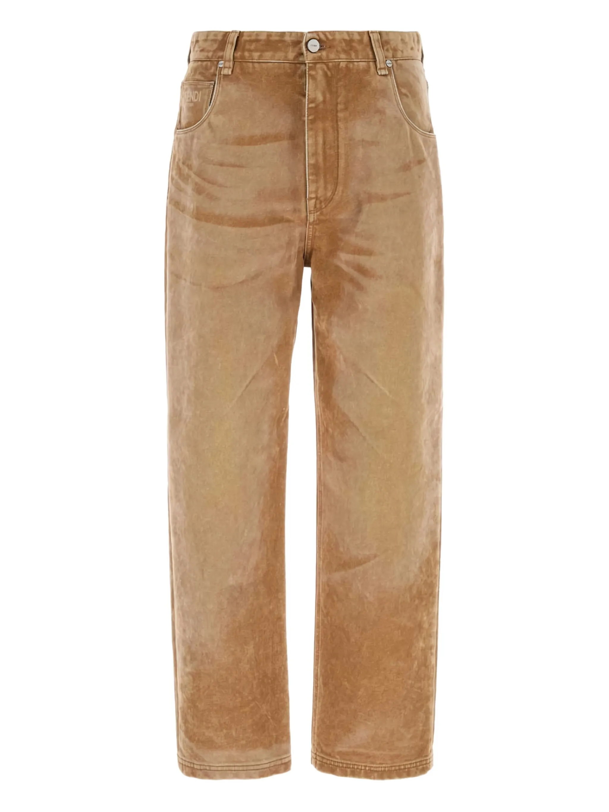 

Джинсы Fendi, коричневый