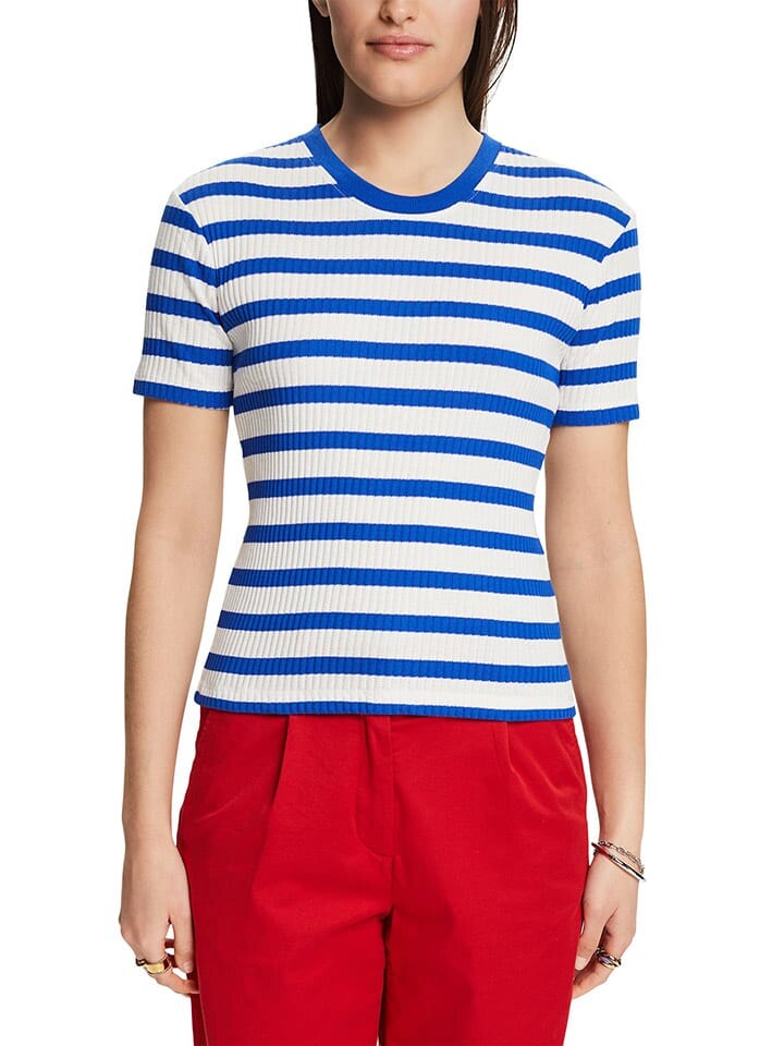 

Футболка ESPRIT Shirt, цвет Blau/Weiß