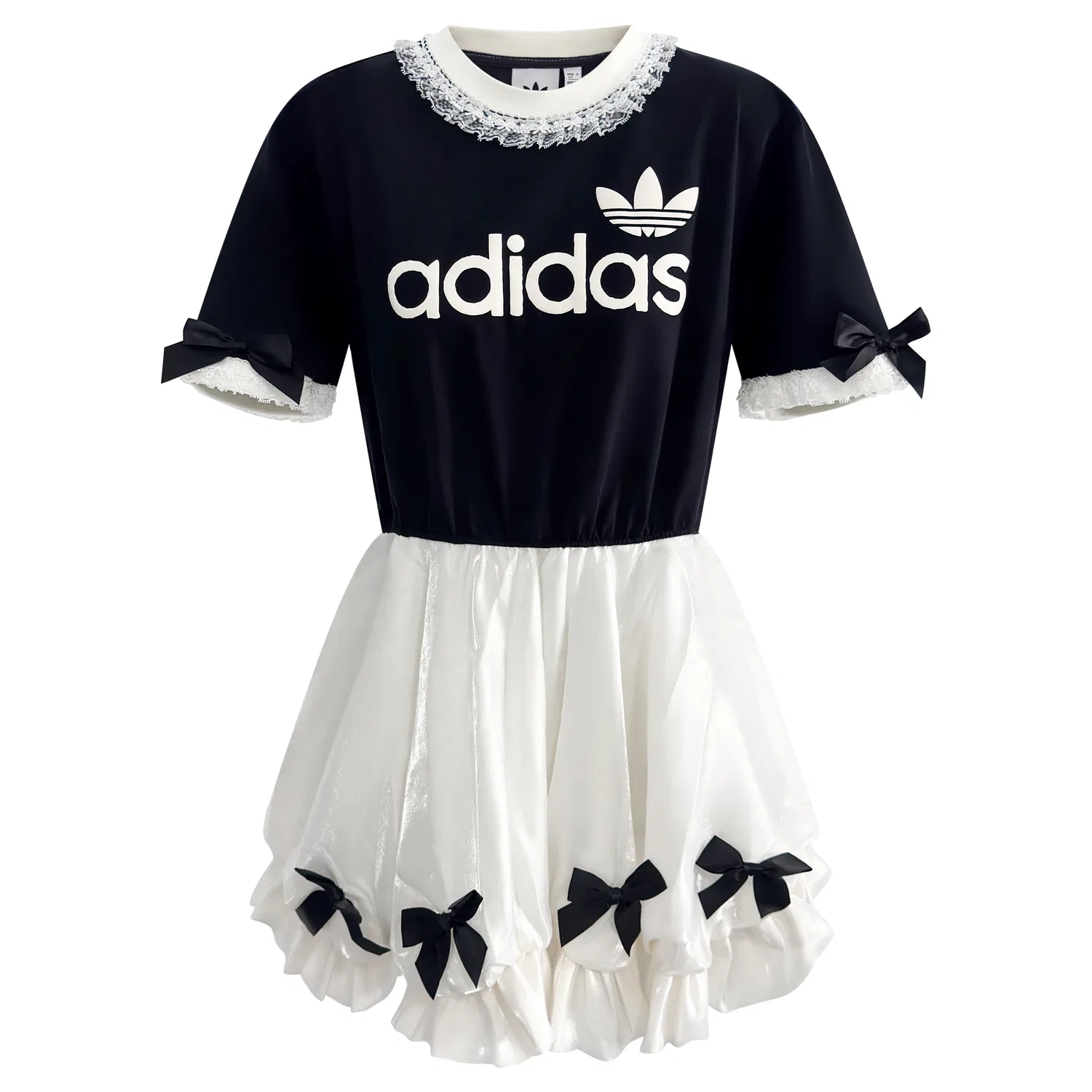 Платье с коротким рукавом Adidas Originals черное