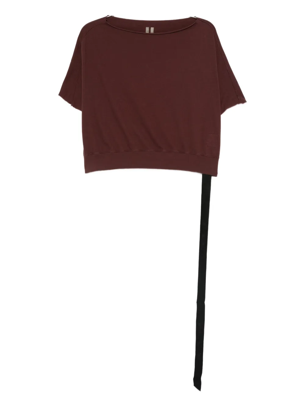 

Укороченный топ из органического хлопка Rick Owens DRKSHDW, красный