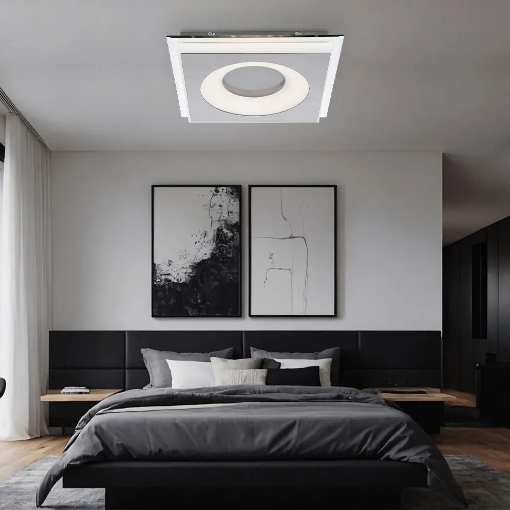 

Светодиодный потолочный светильник Globo Lighting, серебряный