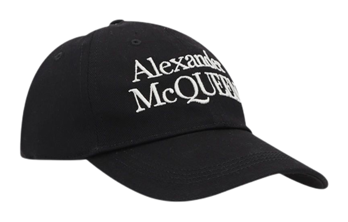 

Кепка с вышитым логотипом и изогнутым козырьком Alexander McQueen