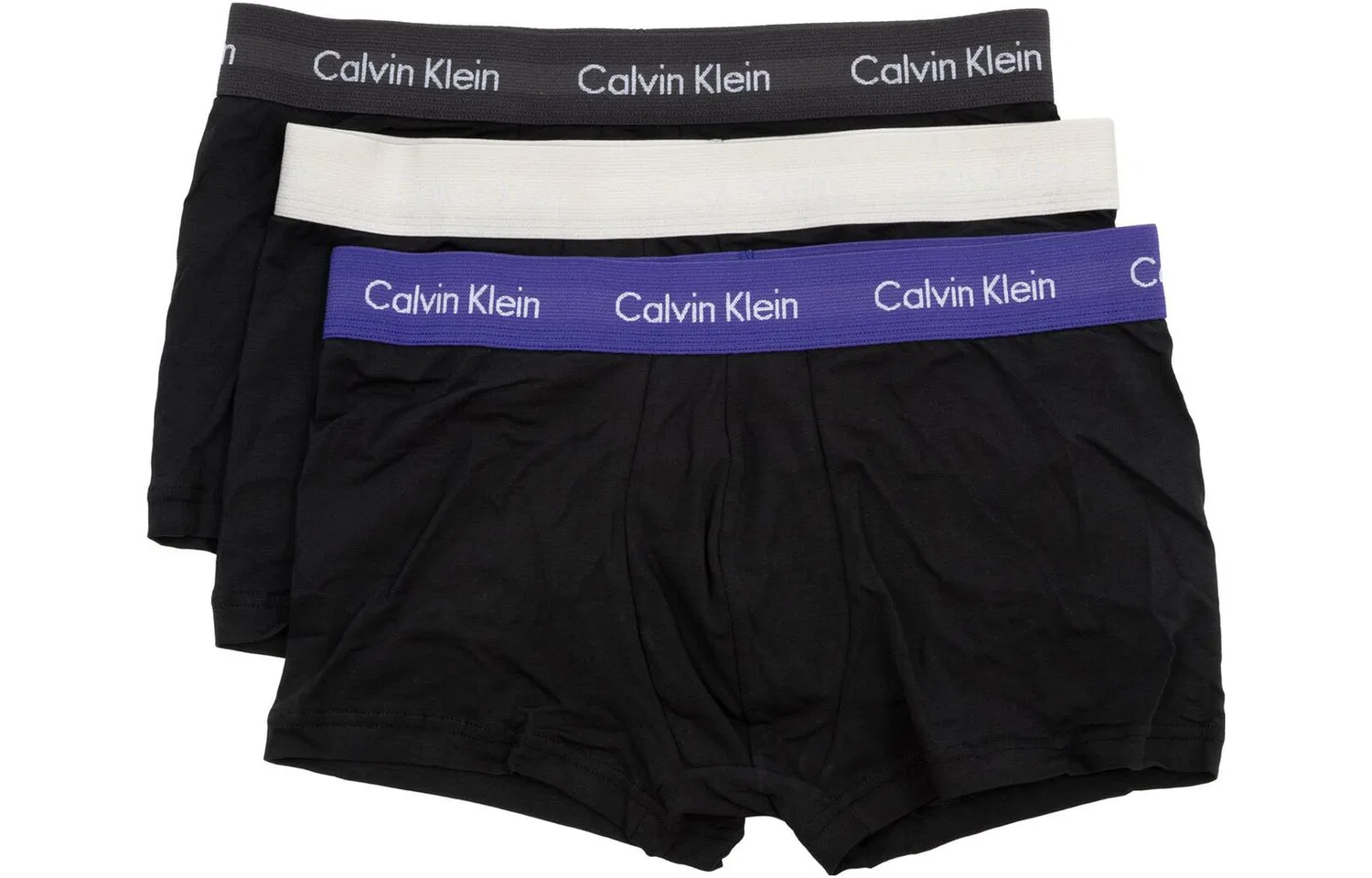 Набор боксеров Calvin Klein с логотипом на поясе, 3 шт., черный