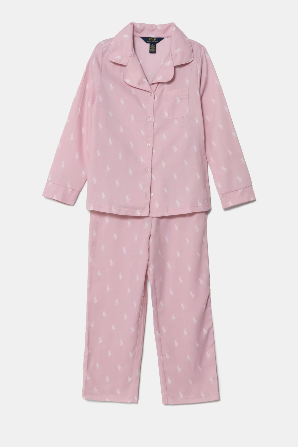 

Детская шерстяная пижама Polo Ralph Lauren, розовый